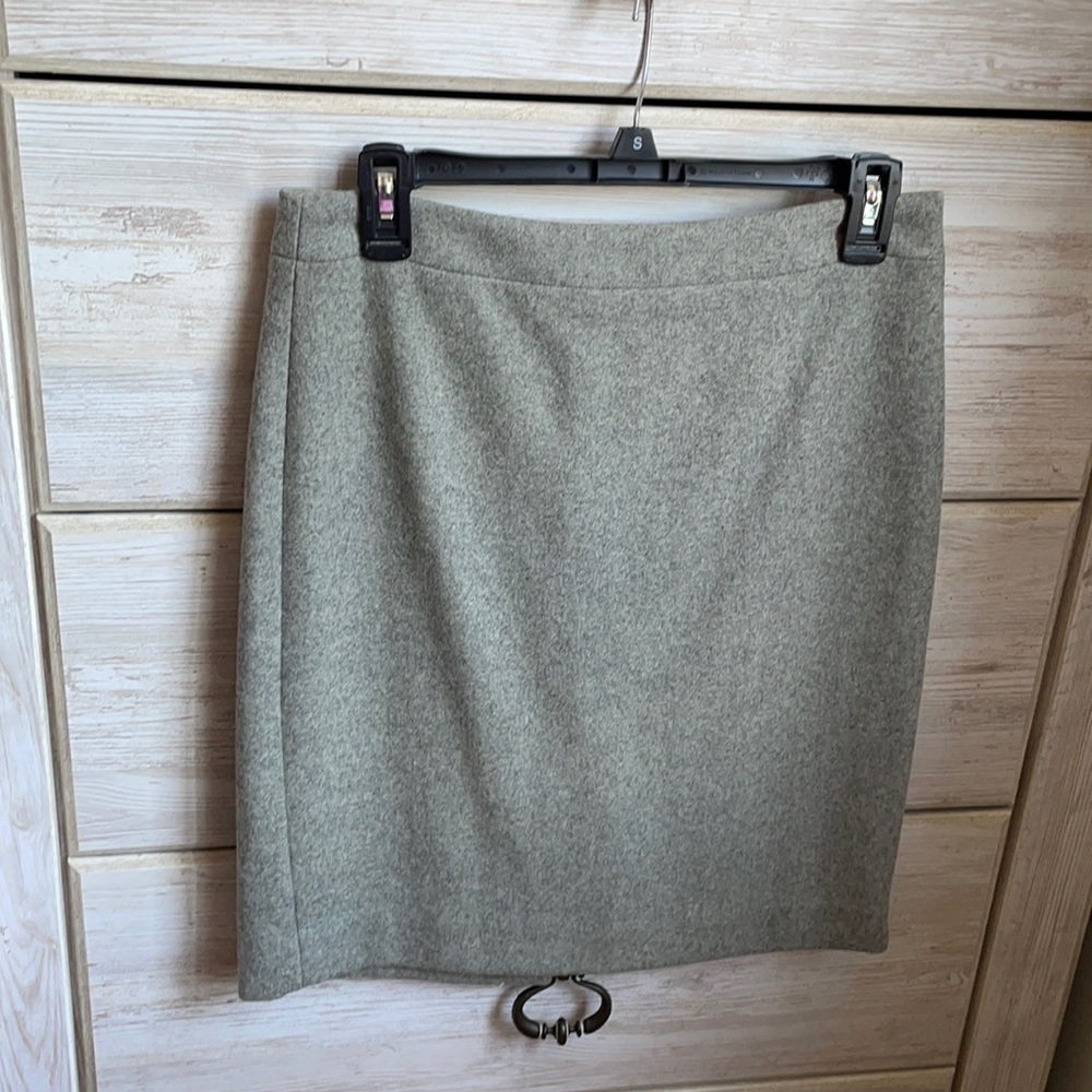 J.Crew grey pencil skirt